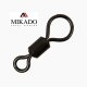 10 MIKADO Big Eye Rolling Swivel Wirbel Karpfenwirbel #8 (8/4)