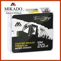 10m Coated Braid sehr weiches Vorfachmaterial grün...
