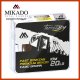 10m Premium Braid sehr weiches Vorfachmaterial camou braun 30 lbs