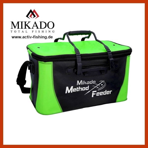 MIKADO EVA Dry Bag 48x28x28cm große wasserdichte Tacklebox Angeltasche mit Gurt