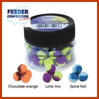 13g CARP ZOOM FC 9mm Method Duo Wafters LIMETTE MIX Pop Up