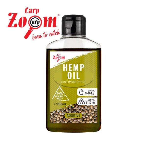 200ml CARP ZOOM HEMP OIL 99% Hanföl für Angelfutter und Boilies