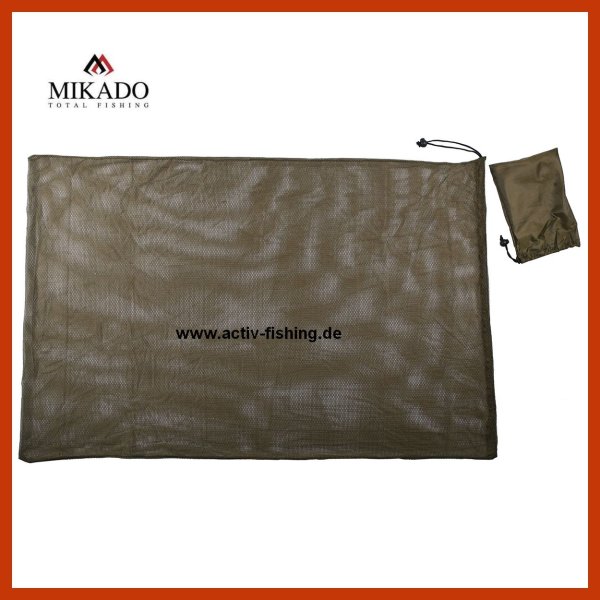 MIKADO massiver Soft Mesh Karpfensack 120x80cm Carp Sack mit Transportsack