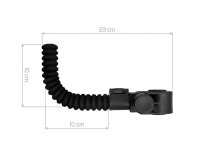 DELPHIN ATOMA BEND 10 x10cm(23cm) EVA Rutenablage Rutenhalter für Ø D25/30/36mm