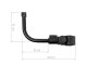 DELPHIN ATOMA MULTI ARM 12 x10cm(23cm) Rutenablage Rutenhalter für Ø D25/30/36mm