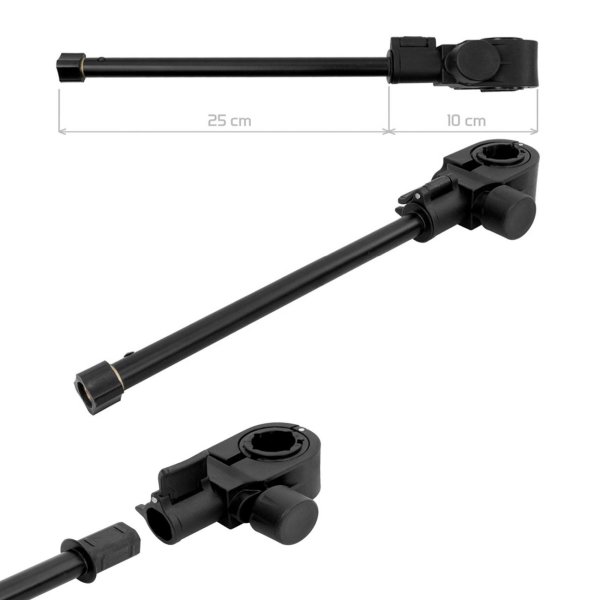 DELPHIN ATOMA NetSTICK 35cm Setzkescherhalter Universalhalter für Ø D25/30/36mm