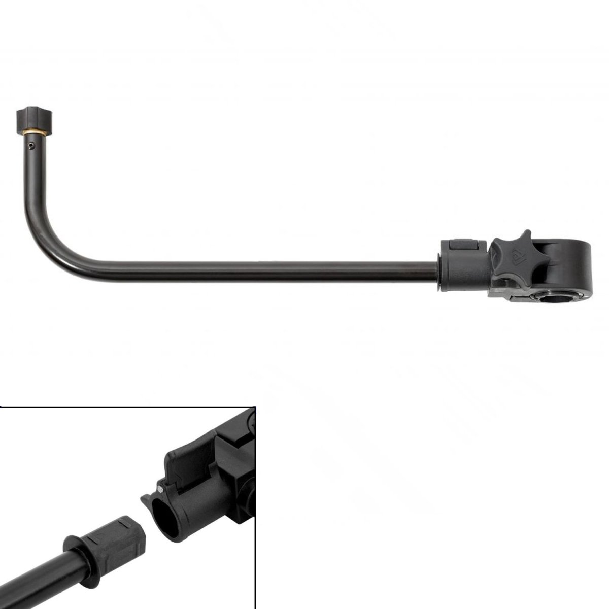 Mivardi Rutenablage 37 X 12 Cm – 90° Ablagearm Für Sitzkiepen Mit D25/36 Beinen