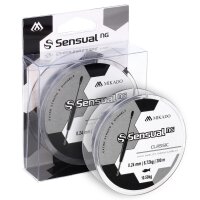 300m SENSUAL NG CLASSIC starke transparente Vorfach- Angelschnur Ø 0,10mm / 1,81kg