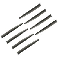 8 x MIKADO TUNGSTEN ANTI-TANGLE SLEEVE SEMI-STIFF 33 mm