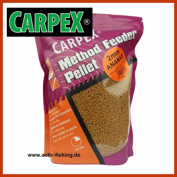 0,75kg "CARPEX " 2mm Method Feeder Pellets Feederfutter Additive Futterzusatz  Mais / Corn / Kukurydza