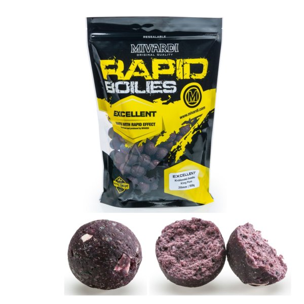 250g MIVARDI RAPID EXCELLENT KING PLUM 24mm Boilie Carp Bait