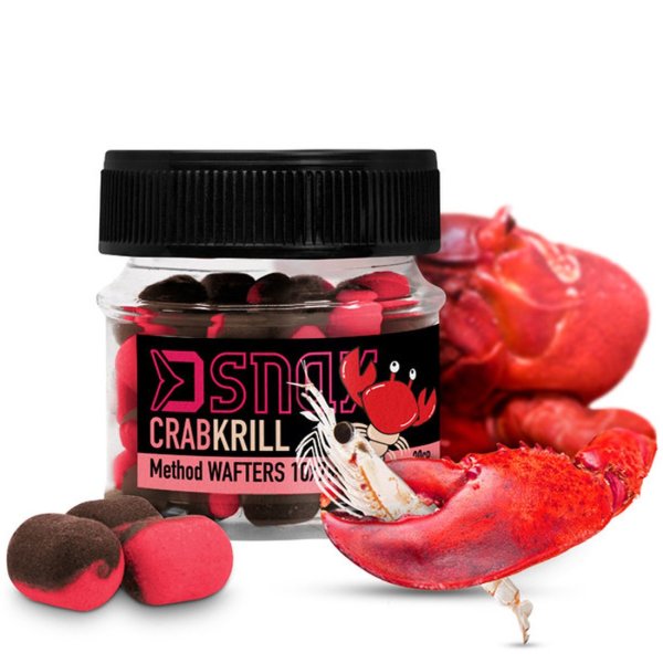 20g 10x7mm SNAX WAFTER KÖDER Pop Up Mini Boilie Krabben Krill