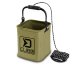 DELPHIN 10L faltbarer Wassereimer Futtereimer Water Bucket Bait Bucket 7m Seil