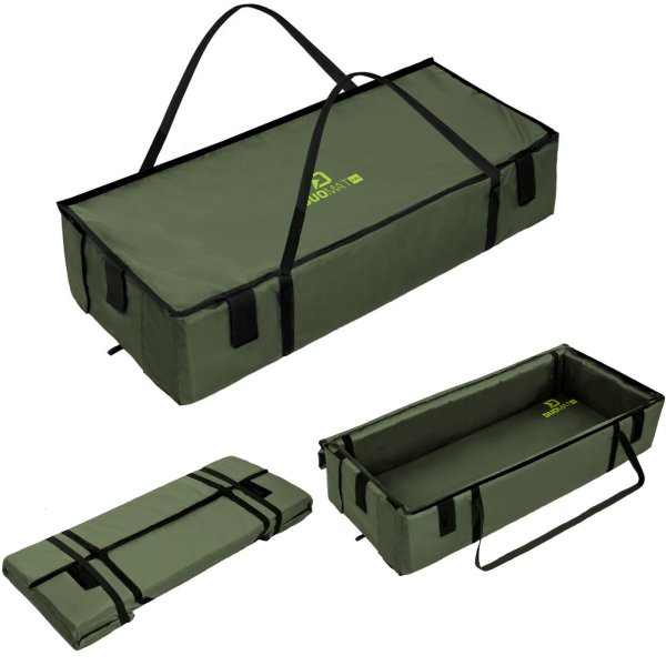 DELPHIN  kompakte Abhakmatte Carp Cradle Mat 100x45cm mit Abdeckung 3cm Polster