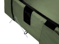 DELPHIN  kompakte Abhakmatte Carp Cradle Mat 100x45cm mit Abdeckung 3cm Polster