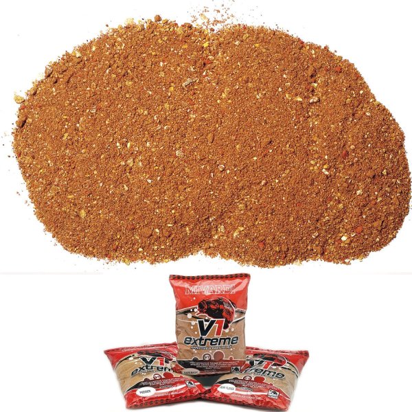 2,85kg MIVARDI V1 STRAWBERRY Grundfutter Feederfutter Karpfenfutter