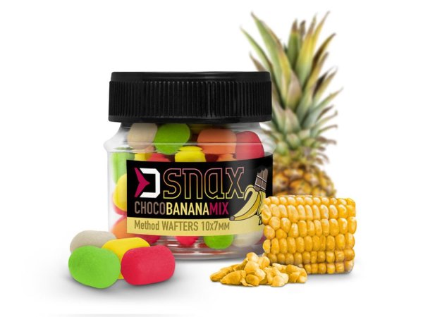 20g 10x7mm SNAX WAFTER Multicolor Pop Up Mini Boilie Mais Ananas