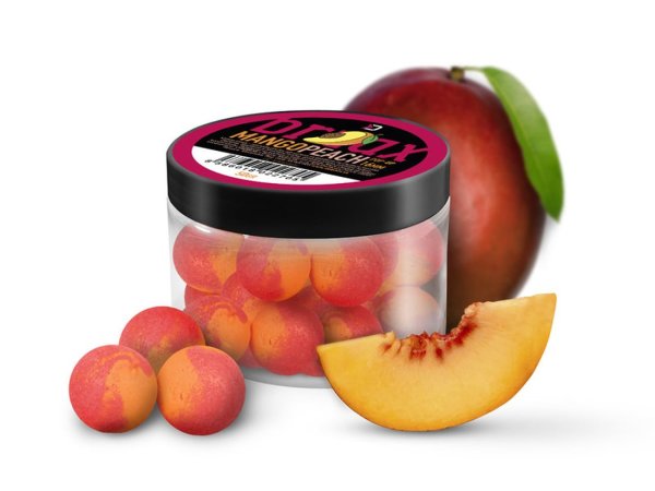 50g 16mm BreaX  POP UP Karpfen Köder Boilie Mango Pfirsich