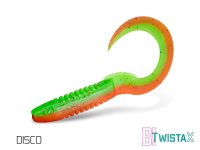 5 x 60mm Twister DISCO Gummifisch Gummiköder Forelle Barsch Zander