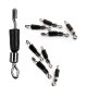 10 x DELPHIN QUICK SWAP SWIVELS feine Mikrowirbel Feederwirbel Matchwirbel