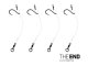 4x DELPHIN Boilie Montage Carp CHOD RIG  Ø0,45 / Haken #6