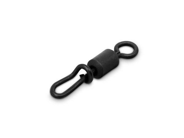 10x  DELPHIN T-LOCK "GISMO" schwarze Wirbel Karpfenwirbel #4