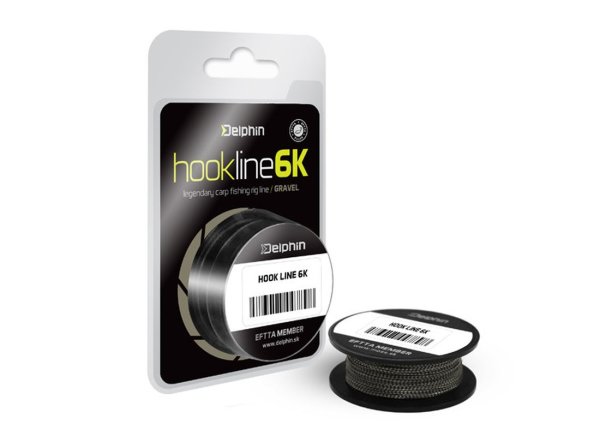 20m DELPHIN HOOKLINE 6K Carmou GRAVEL Vorfachschnur 15lbs -35lbs