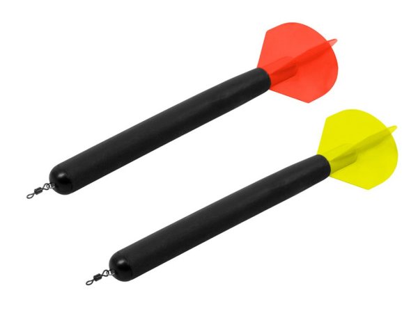 2 Stück 20cm DELPHIN Point MARKER Float Markerpose Wallerpose Welspose Boje Pose