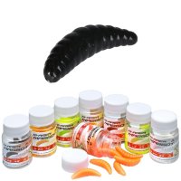 10x MIKADO 42mm schwarze künstliche Bienenmaden...