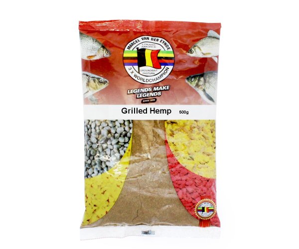 500g VAN DEN EYNDE GRILLED HEMP geröstetes Hanfmehl Futterzusatz Angelfutter