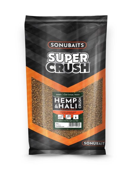 2kg SONUBAITS HEMP HALI Feederfutter Methodfeeder Angelfutter Fischfutter für Barben, Karpfen und Brassen
