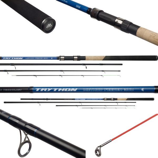 MIKADO TRYTHON METHODFEEDER Feederrute 3,60m/245g/Wg. 90g Grundrute Angelrute