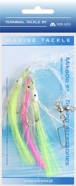 MIKADO Beifänger Paternoster Octobpus Rig Hair 7,5cm 3 x Haken #2/0