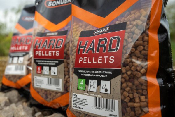 900g 8mm Sonubaits HARD PELLETS sinkende Fisch Öl Feederpellets Futterzusatz