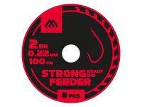 8x 100cm klassische Feeder Rig Feedermontage STRONG...