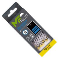 8x MIKADO METHOD FEEDER RIG X-STRONG BARBLESS HOOK Bait Band geflochtener Schnur