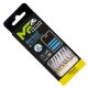 8x MIKADO METHOD FEEDER X-STRONG Haken Rig BARBED mit Bait Band -geflochtener Schnur #8 / Ø0,12mm / 10cm