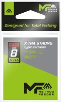 10 x Schonhaken  X-TRA STRONG Method Feederhaken BARBLESS Angelhaken mit Öhr