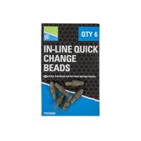 6 x PRESTON IN-LINE QUICK CHANGE BEADS Konnektor Method...