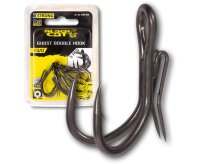 5 x BLACK CAT GHOST Double CAT Hook XStrong  Welshaken...