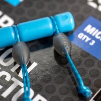 Preston MICRO SLIP DACRON CONNECTOR - blau -Gummizug...