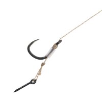 8x 10cm MIKADO METHOD FEEDER MF14 BARBLESS Haken Rig mit...