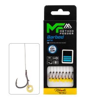 8x 10cm MIKADO METHOD FEEDER MF14 Haken Rig`s mit Bait...