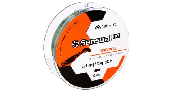 300m MIKADO SENSUAL NG SPINNING extra Strong Angelschnur für Raubfischangler