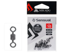 10 x MIKADO ROLL WIRBEL Tönnchenwirbel Angelwirbel...