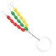 15x Mikado mehrfarbige Gummistopper Schnurstopper Posenstopper Größe SSS bis LL