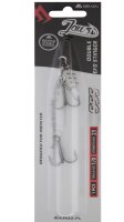 1x Mikado STINGER JAWS DOUBLE EVO 25kg Doppeldrilling #1/0 Raubfisch Hecht Wels