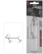 1x Mikado STINGER JAWS DOUBLE EVO 25kg Doppeldrilling #1/0 Raubfisch Hecht Wels
