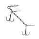 1x Mikado STINGER JAWS DOUBLE EVO 25kg Doppeldrilling #1/0 Raubfisch Hecht Wels