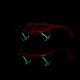 1x Mikado STINGER JAWS DOUBLE EVO FLUO 25kg Doppeldrilling #1/0 Raubfisch Hecht